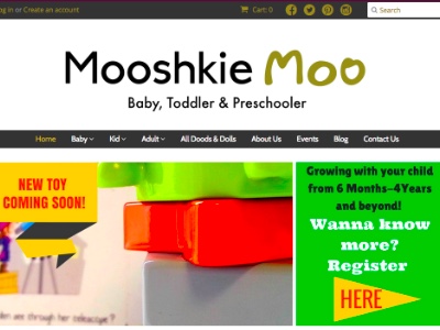 Clothing and Toy Shop Web Design